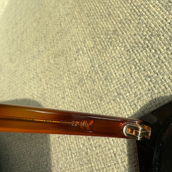 Gucci Black Oval Sunglasses main image 8